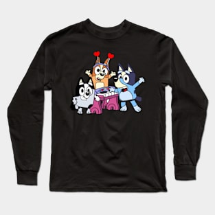 happy bluey Long Sleeve T-Shirt